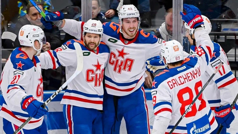 Петербургский СКА в гостях обыграл московский "Динамо" в рамках КХЛ