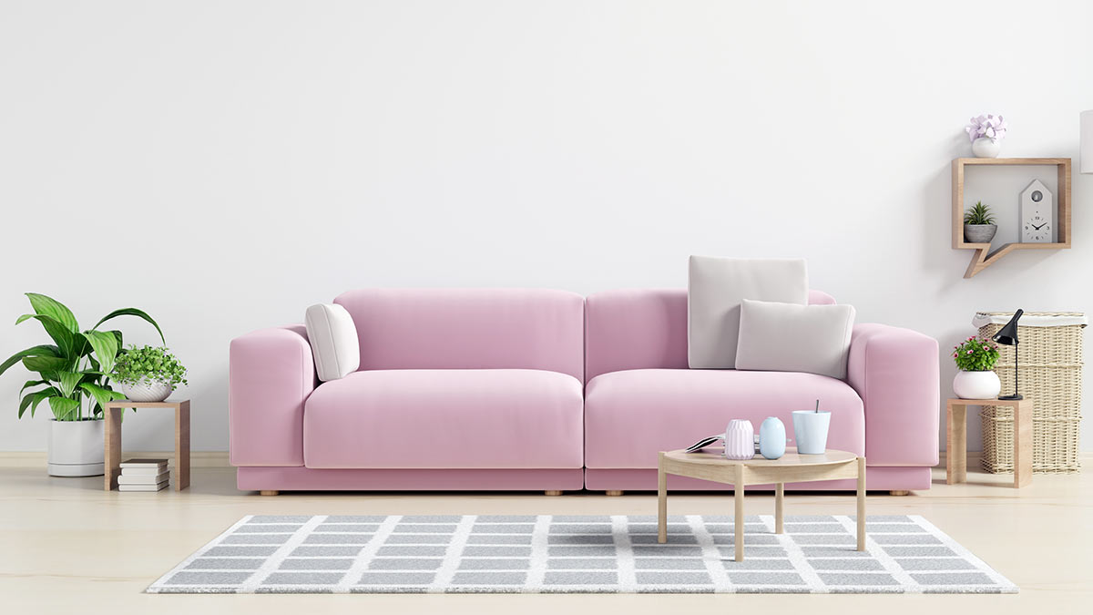 Бледно-розовый и белый