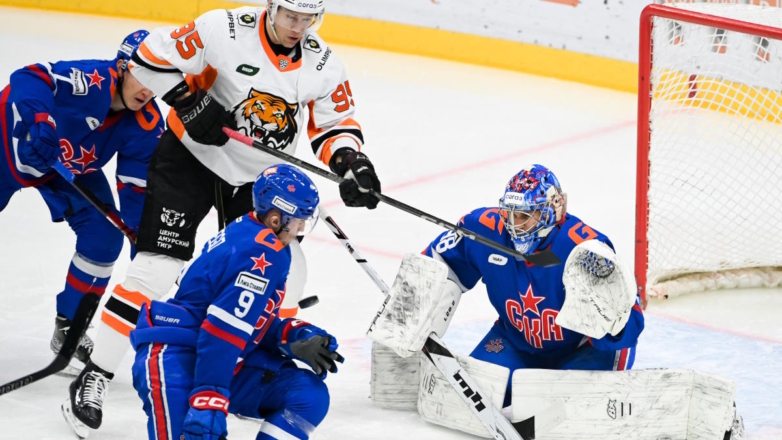 СКА разгромно обыграл "Амур" в рамках КХЛ