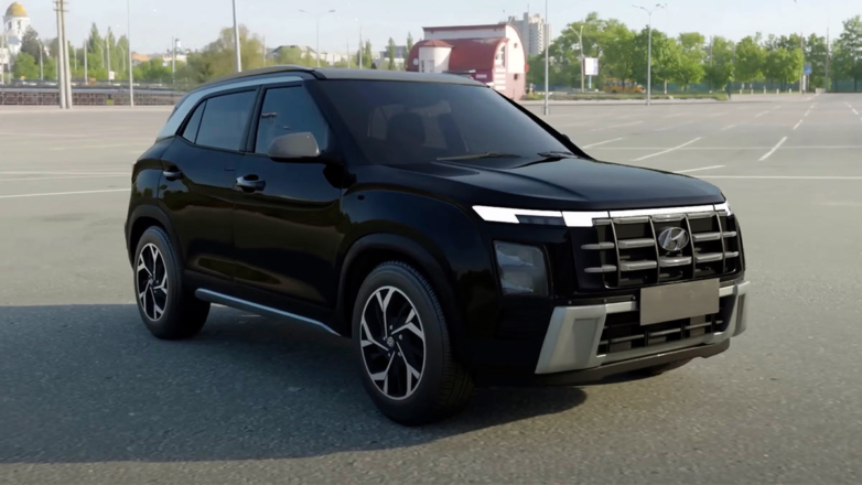 Опубликованы первые изображения обновленного кроссовера Hyundai Creta