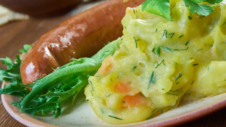 Рецепт сытного пюре стамппот по-голландски