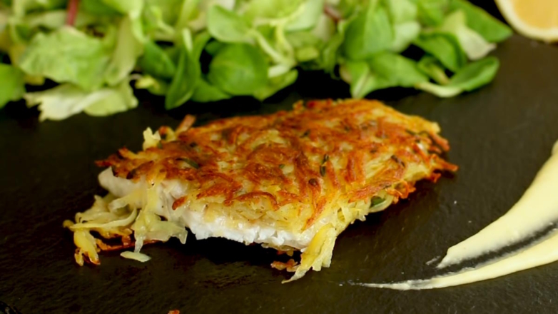 30 минут на кухне: рыба в картофельной шубке