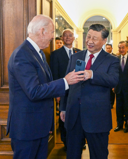 Президент США Джо Байден и председатель КНР Си Цзиньпин