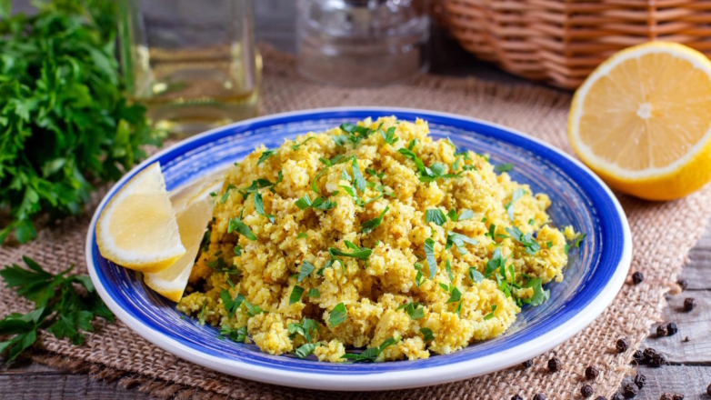 30 минут на кухне: постный "кускус" из цветной капусты