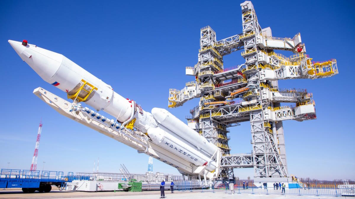 Ракета-носитель Ангара-А5 на космодроме Восточный