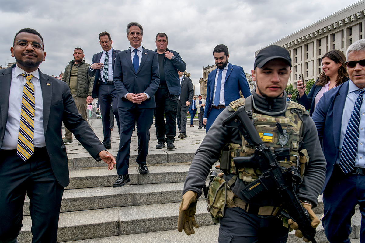 Государственный секретарь США Энтони Блинкен в Киеве