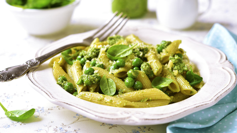 30 минут на кухне: паста примавера со свежими овощами