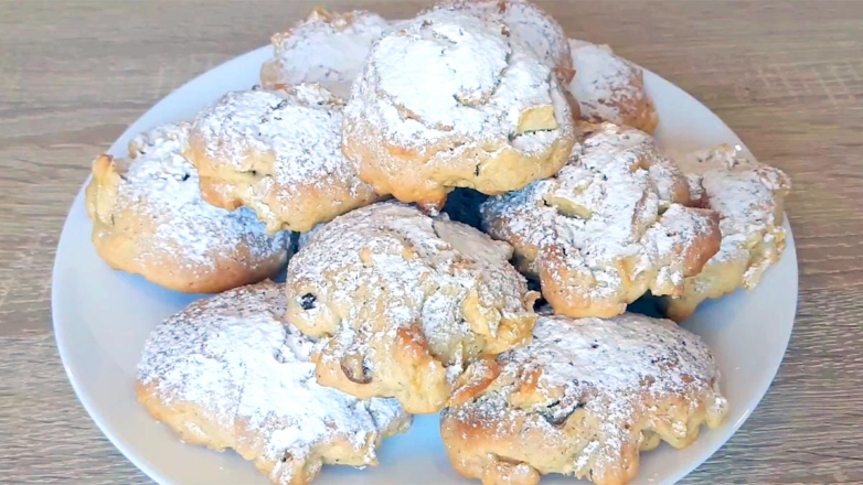 30 минут на кухне: итальянское яблочное печенье – мягкая и пышная выпечка без дрожжей и лепки руками