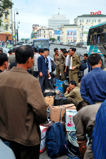 Трудовые мигранты из КНДР во Владивостоке
