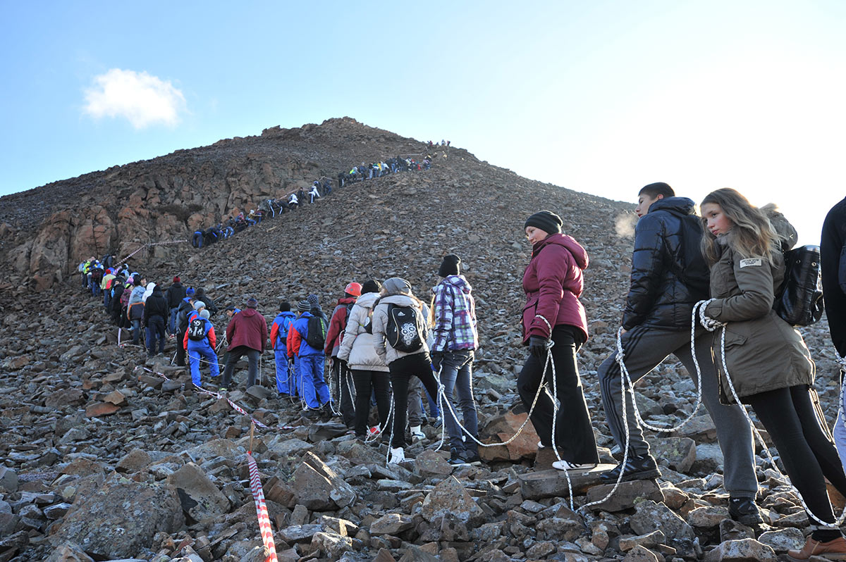 Восхождение на плато Путорана