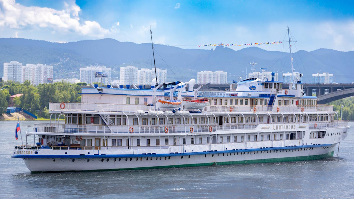 Река Енисей в Красноярске