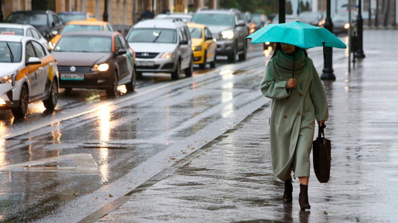 Более трети месячной нормы осадков выпало за сутки в Москве