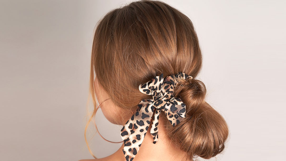 Леопардовый аксессуар для волос