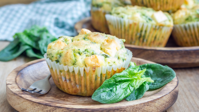 Яичные маффины со шпинатом и фетой: простой и вкусный ПП-перекус
