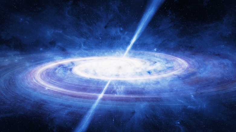 Сделанный "Хабблом" детальный снимок квазара подкинул ученым несколько загадок