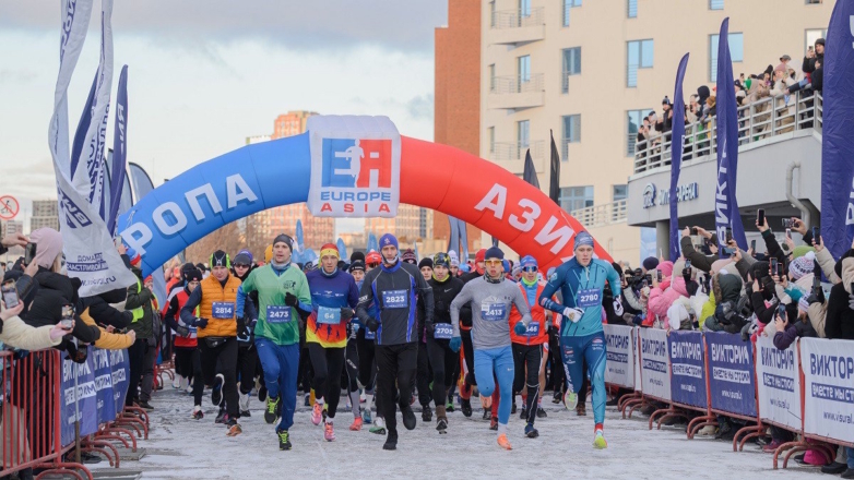На Урале прошел полумарафон "Европа-Азия"