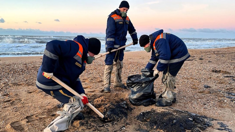 Президент РФ назвал разлив мазута в Керченском проливе экологической бедой