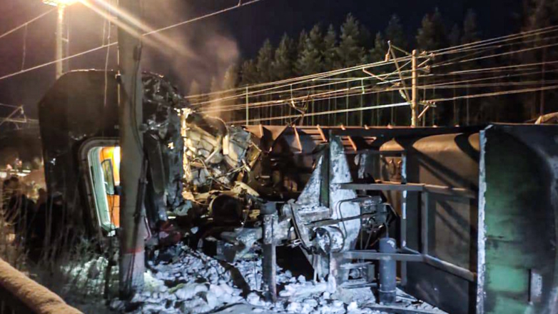 СК РФ сообщил о задержании машиниста грузового поезда, столкнувшегося в Мурманской области с пассажирским