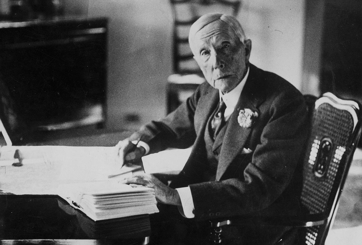 Американский промышленник Джон Дэвисон Рокфеллер