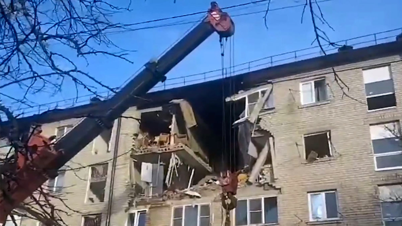 Взрыв газового баллона стал причиной ЧП в доме в Белореченске