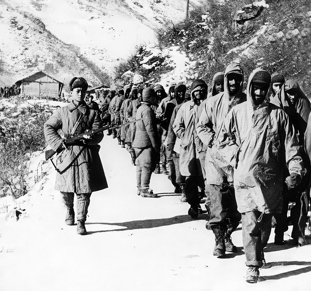 Американские солдаты, захваченные в плен Китайской народной добровольческой армией во время Корейской войны