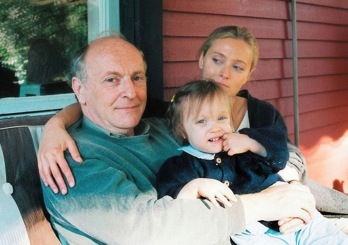 Бродский с женой Марией и дочерью Анной на шведском острове Торе, август 1994 года