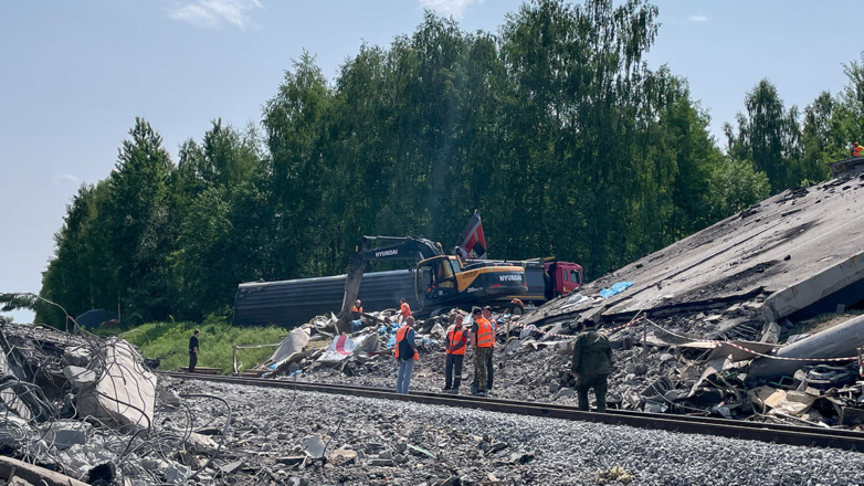 Число пострадавших в результате подрыва моста под Брянском увеличилось до 118