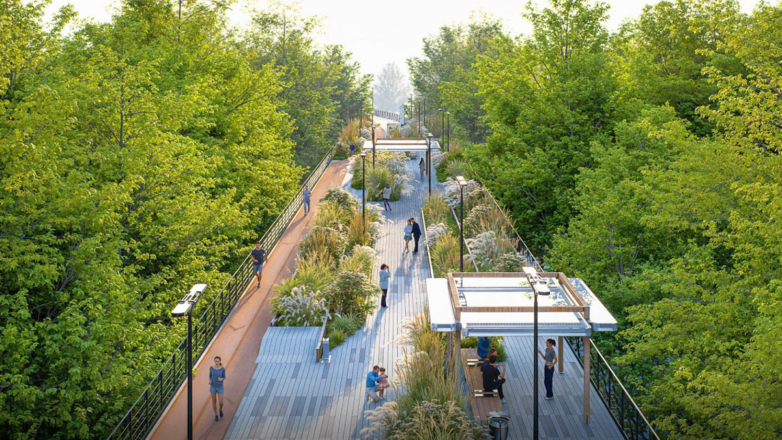 На месте монорельса в Москве разобьют бесплатный парк