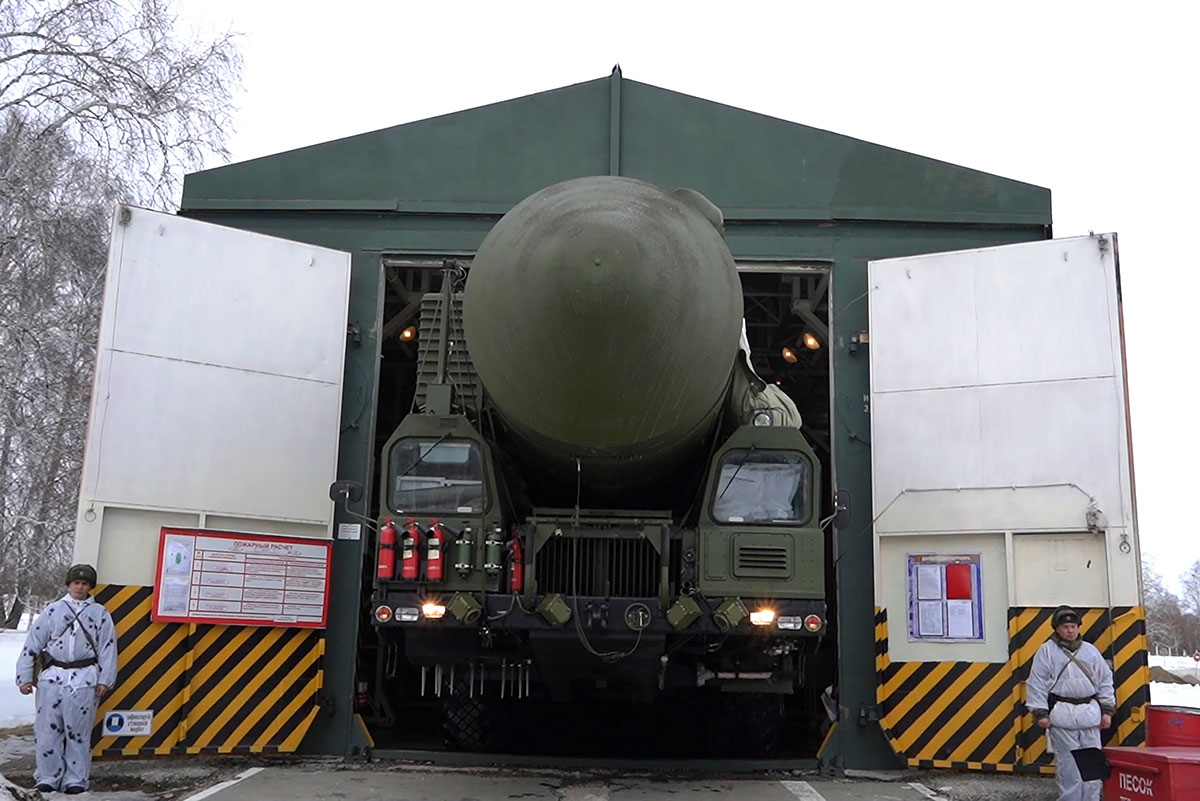 Пусковая установка ПГРК "Ярс"