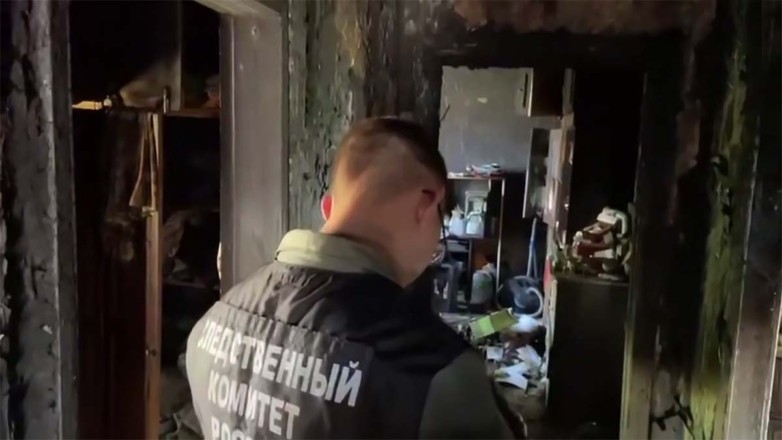 Семья с двумя детьми погибла в сгоревшем доме в Кузбассе