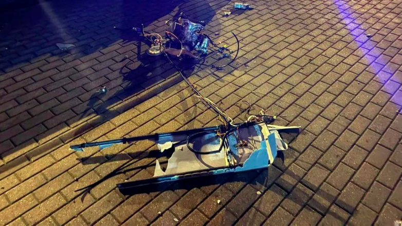 Упавший в Минске беспилотник был начинен тротилом и поражающими элементами
