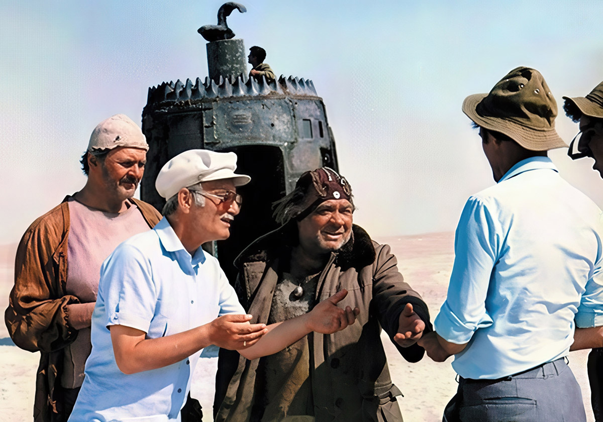 На съемках «Кин-дза-дза!»