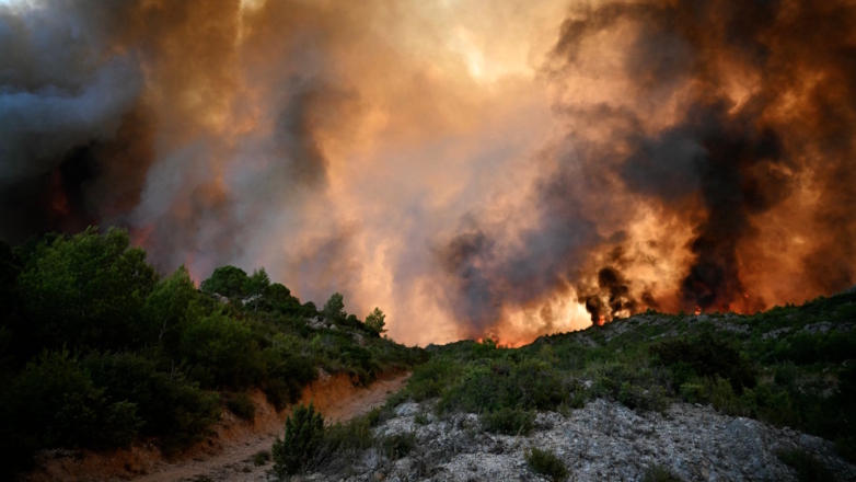 Во Франции крупнейший за 20 лет лесной пожар вышел из-под контроля