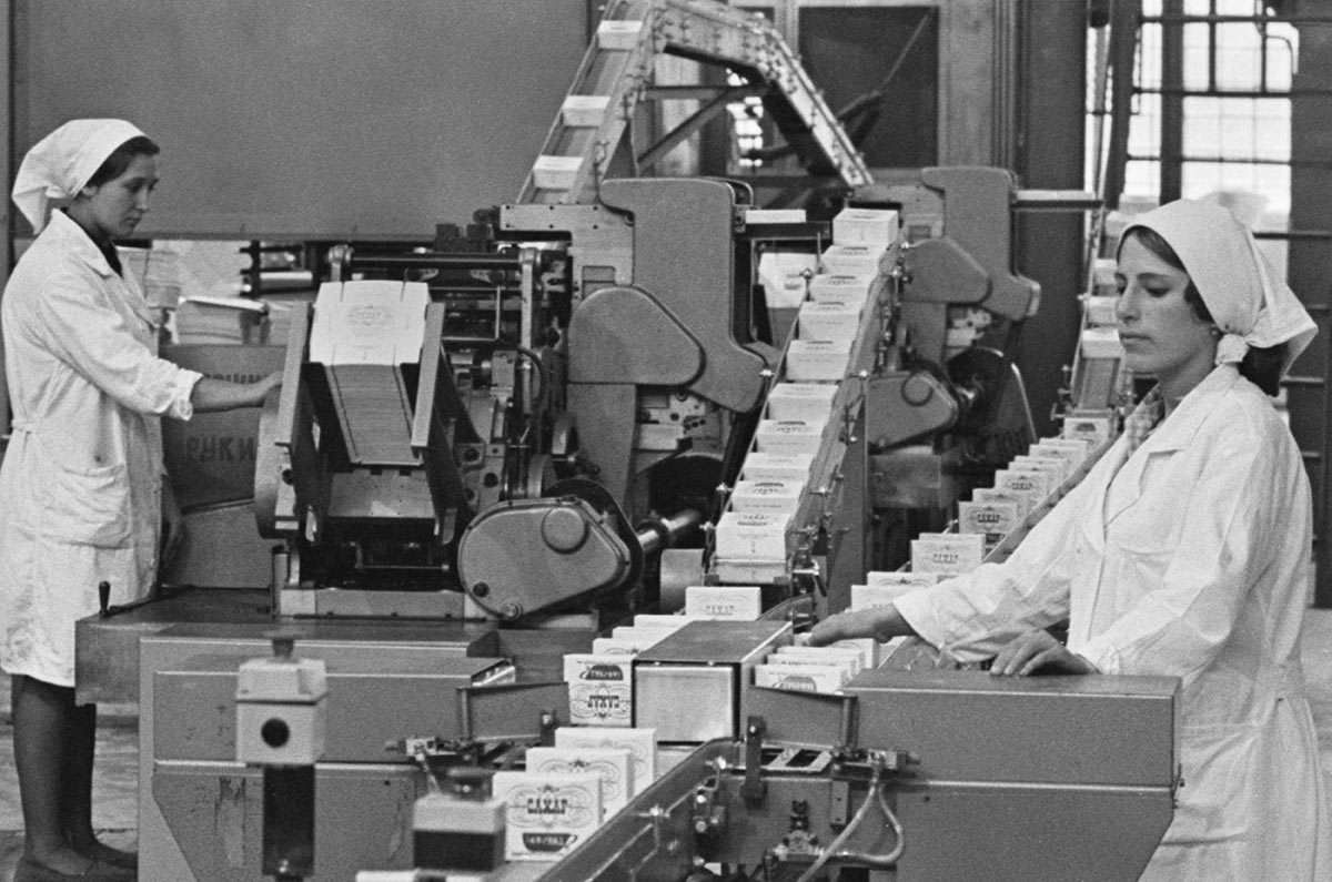 Автоматы по упаковке сахара-рафинада