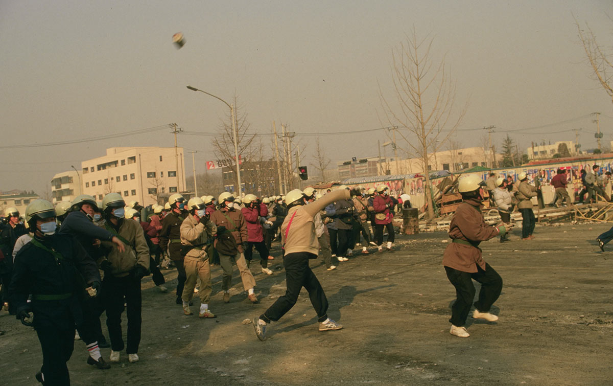 Протест против фальсификации президентских выборов в Южной Корее 1987