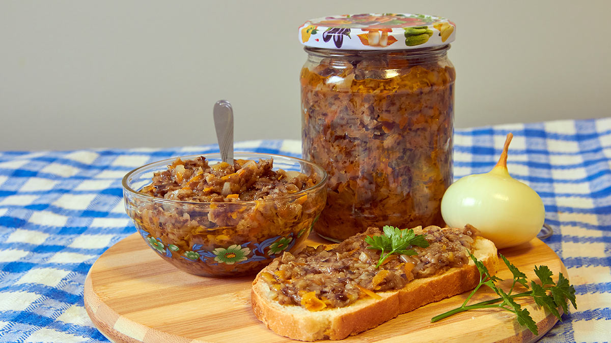 Грибная икра: рецепт