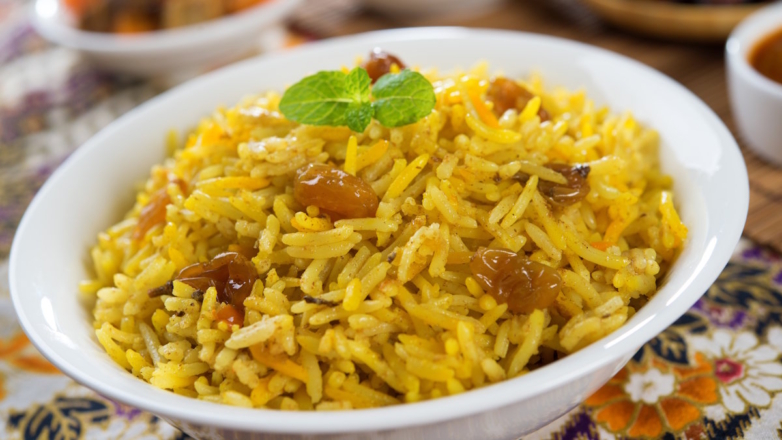 Бухарский плов с изюмом