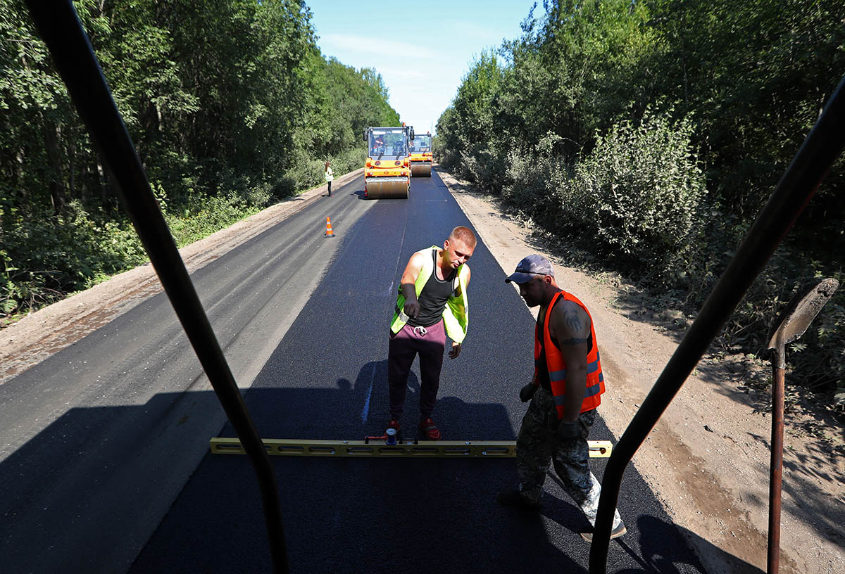 укладка асфальта