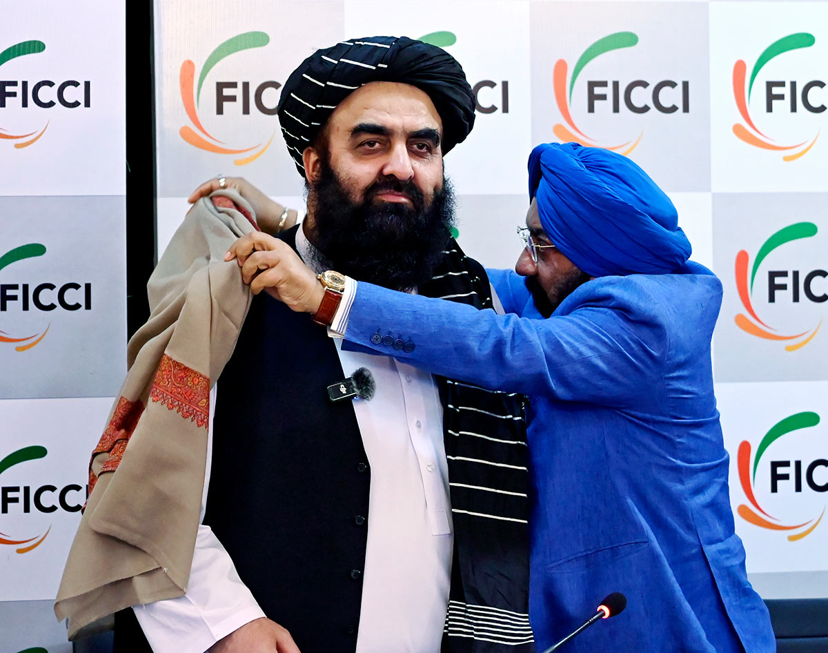 Амир Хан Муттаки в Нью-Дели