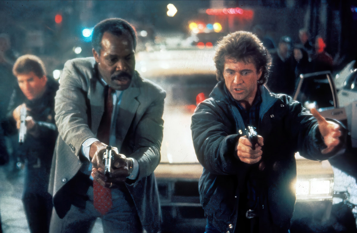 Мэл Гибсон Денни Гловер "Смертельное оружие 2", 1989