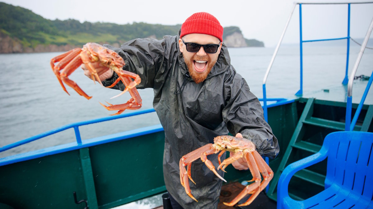 Ловля крабов на Камчатке