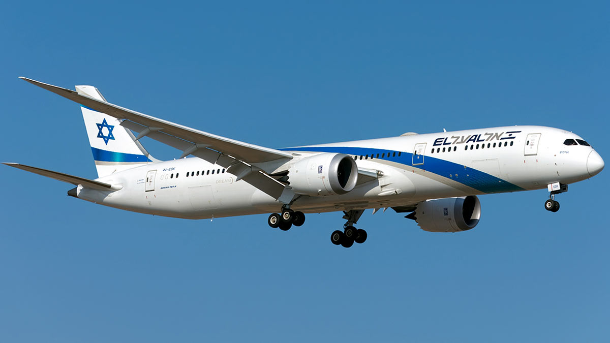 Самолет израильской авиакомпании El Al