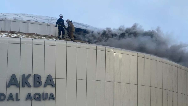 В Суздале из-за короткого замыкания горит единственный во Владимирской области аквапарк