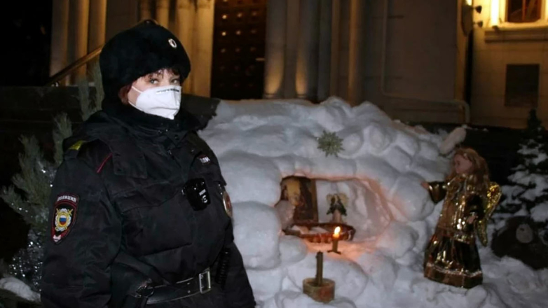 Более 40 тысяч полицейских следили за порядком в России в Рождество