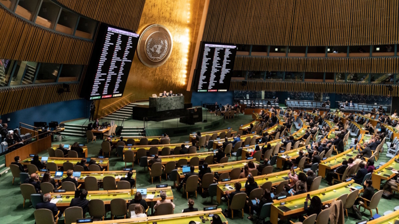 США воздержались при голосовании Генассамблеи ООН по антироссийской резолюции