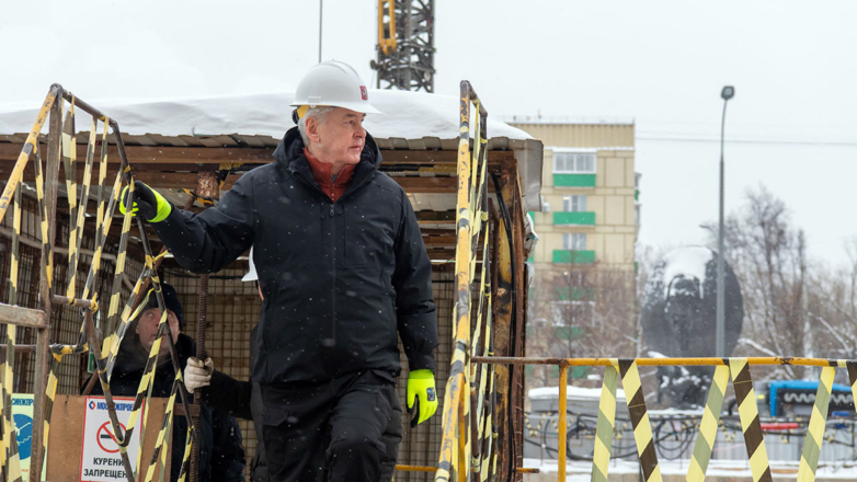 О начале строительства станции метро "Луганская" в Москве объявил Сергей Собянин