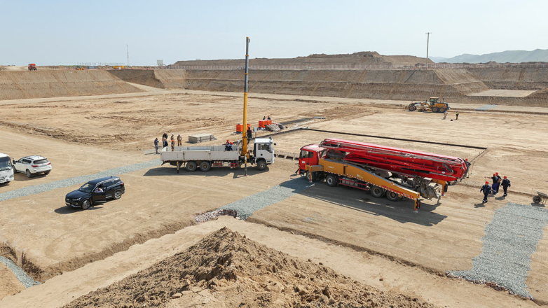 "Росатом" начал бетонирование на площадке АЭС в Узбекистане