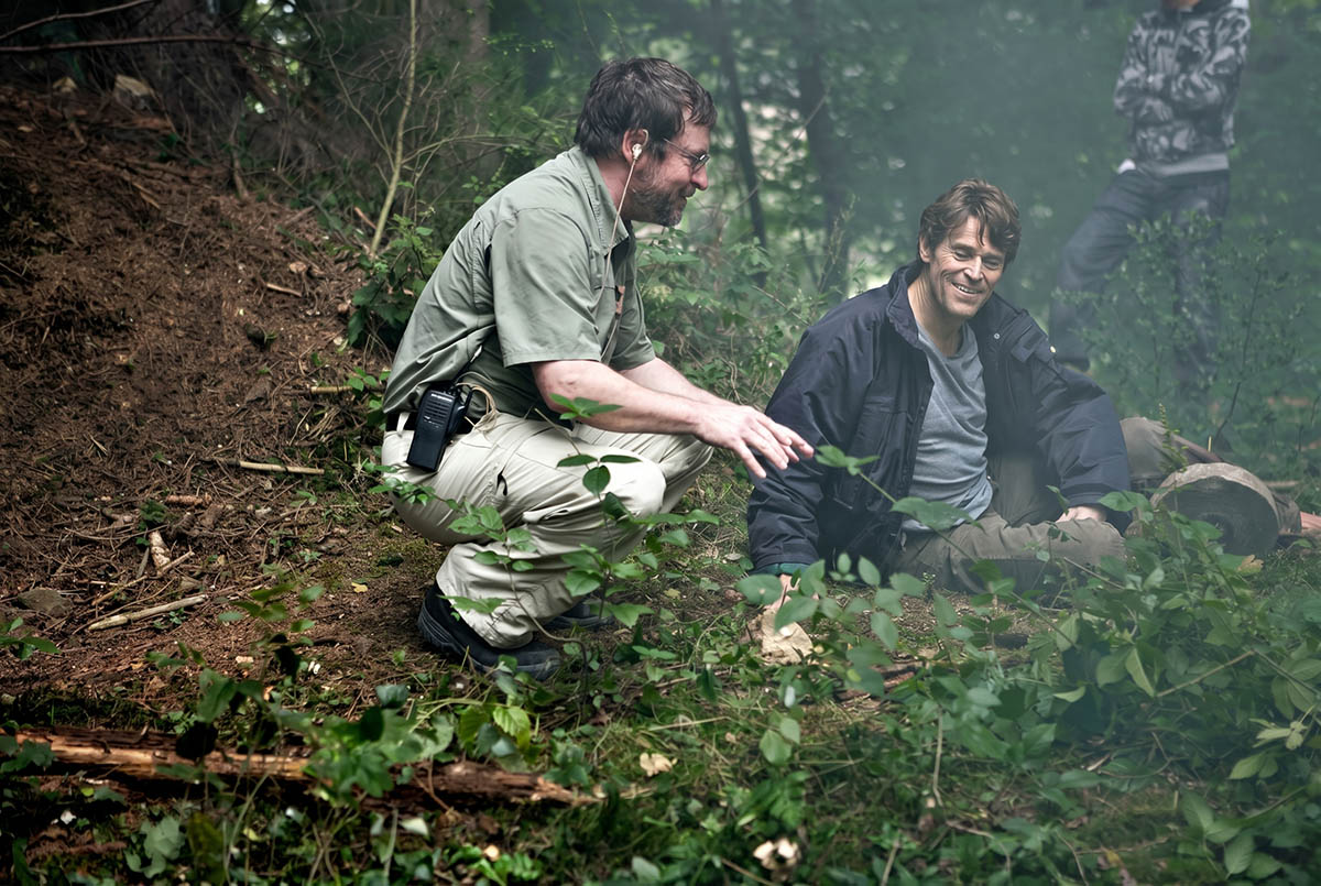 Ларс ТРиер на съемках картины "Антихрист"