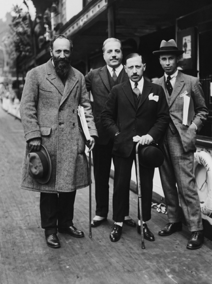 Эрнест Ансермет, Сергей Дягилев, Игорь Стравинский и Сергей Прокофьев.