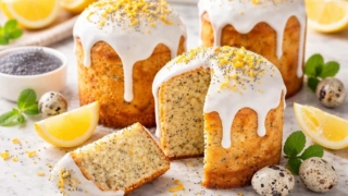 Без дрожжей и расстойки: творожный кулич с лимоном и маком – когда нужно приготовить в последний момент